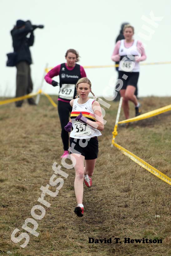 No 557, Senior Womens, North East Harrier League, Wrekerton, Gateshead.